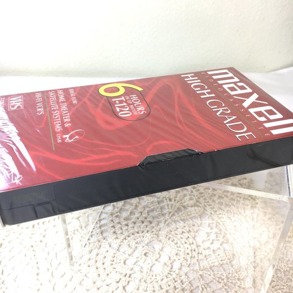 NWT Blank Media VHS Maxell T-120 High Grade - Picture 3 of 7